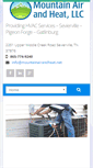 Mobile Screenshot of mountainairandheat.net