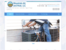 Tablet Screenshot of mountainairandheat.net